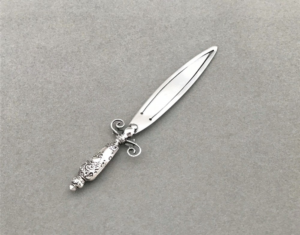 A charming Victorian silver bookmark View II