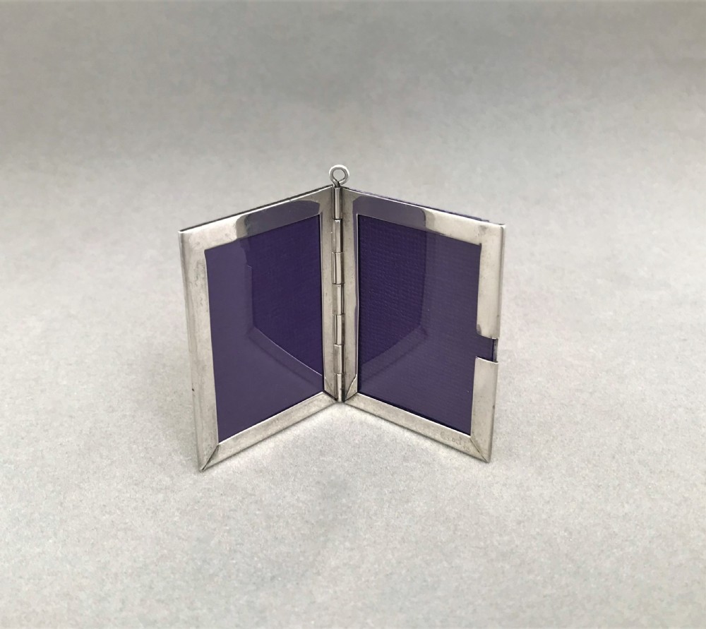 A German silver Art Deco travelling frame