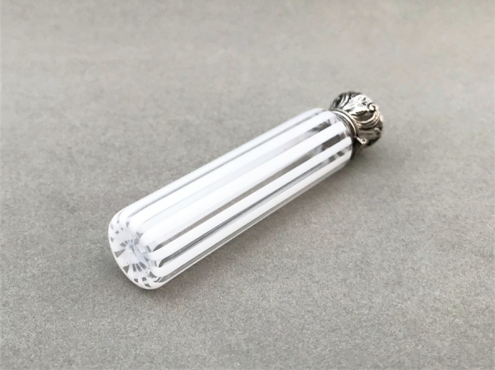 An exquisite Victorian silver mounted scent bottle View IV