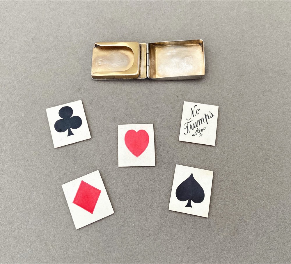 A rare Chester silver Edwardian trump marker View II