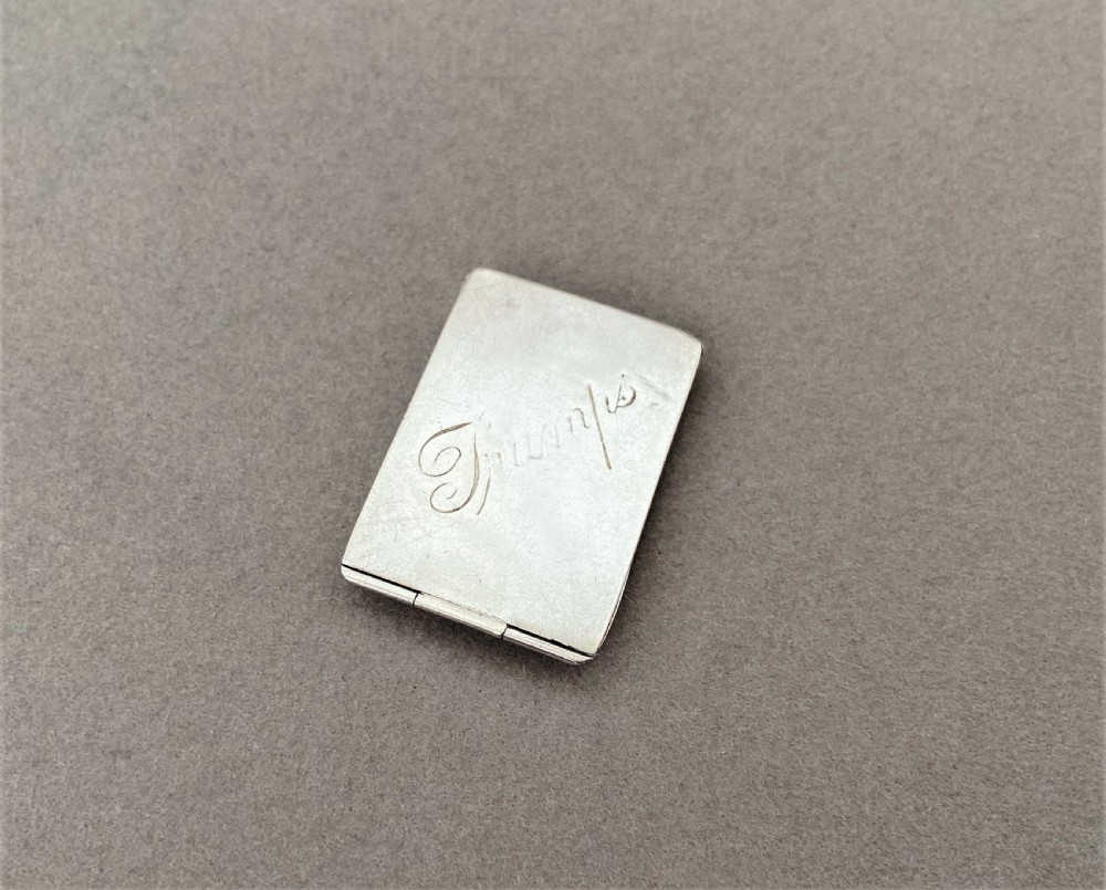 A rare Chester silver Edwardian trump marker View V