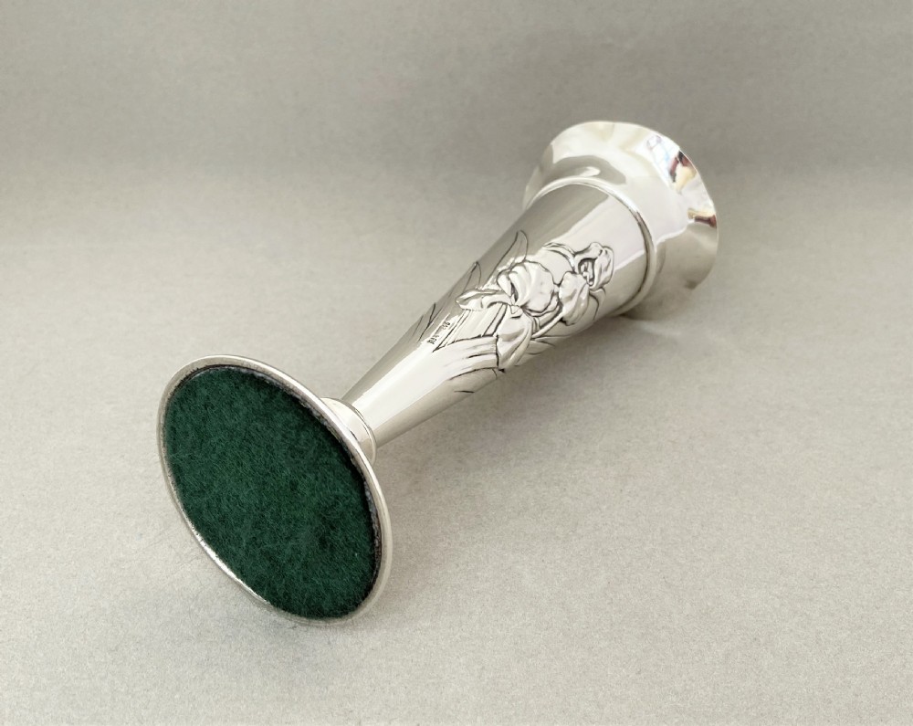 A superb William Comyns silver stem vase View IV