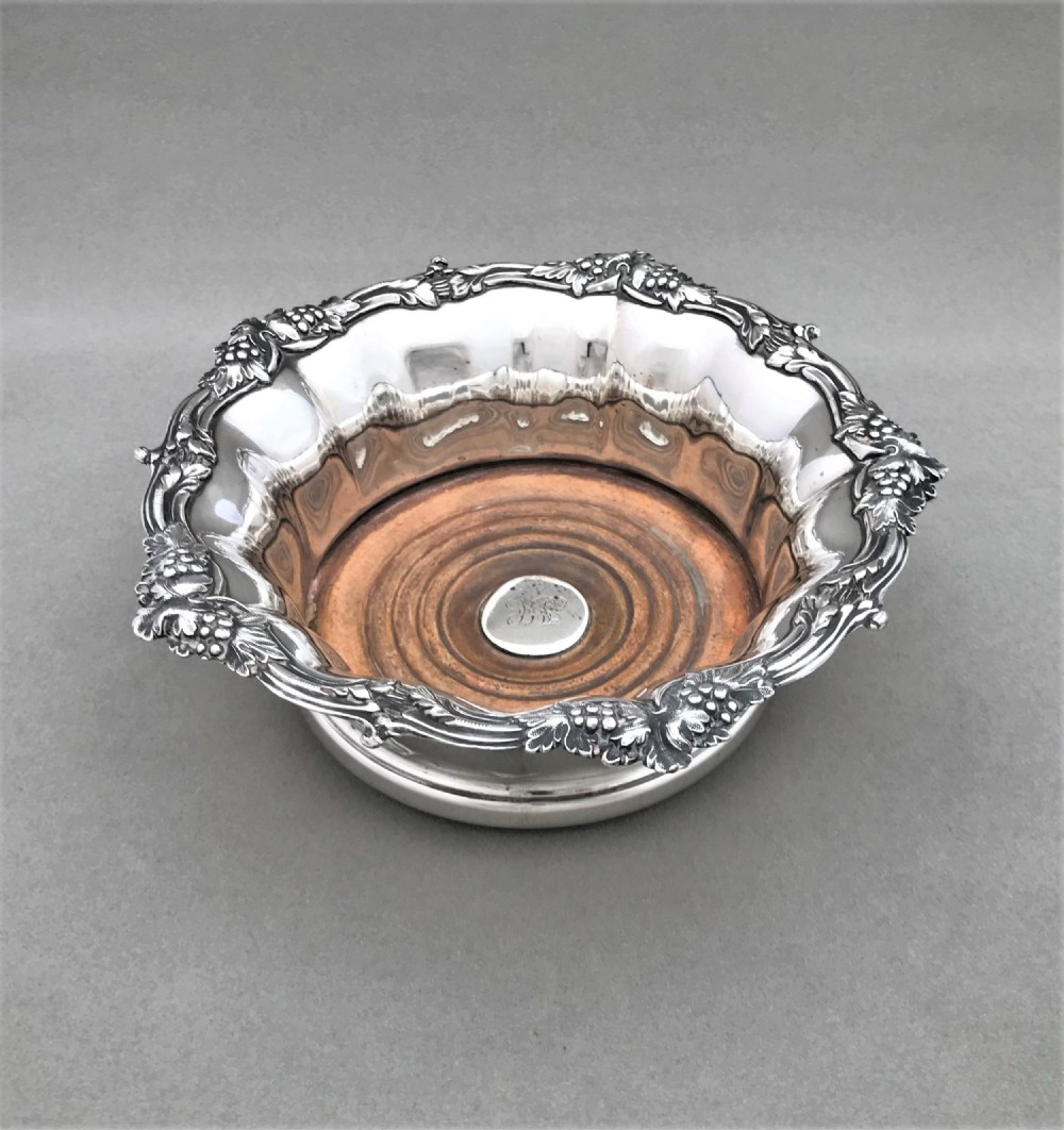 A Gorgeous William IV Old Sheffield Plate Coaster