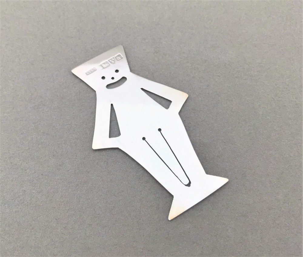 A rare Chester silver novelty bookmark