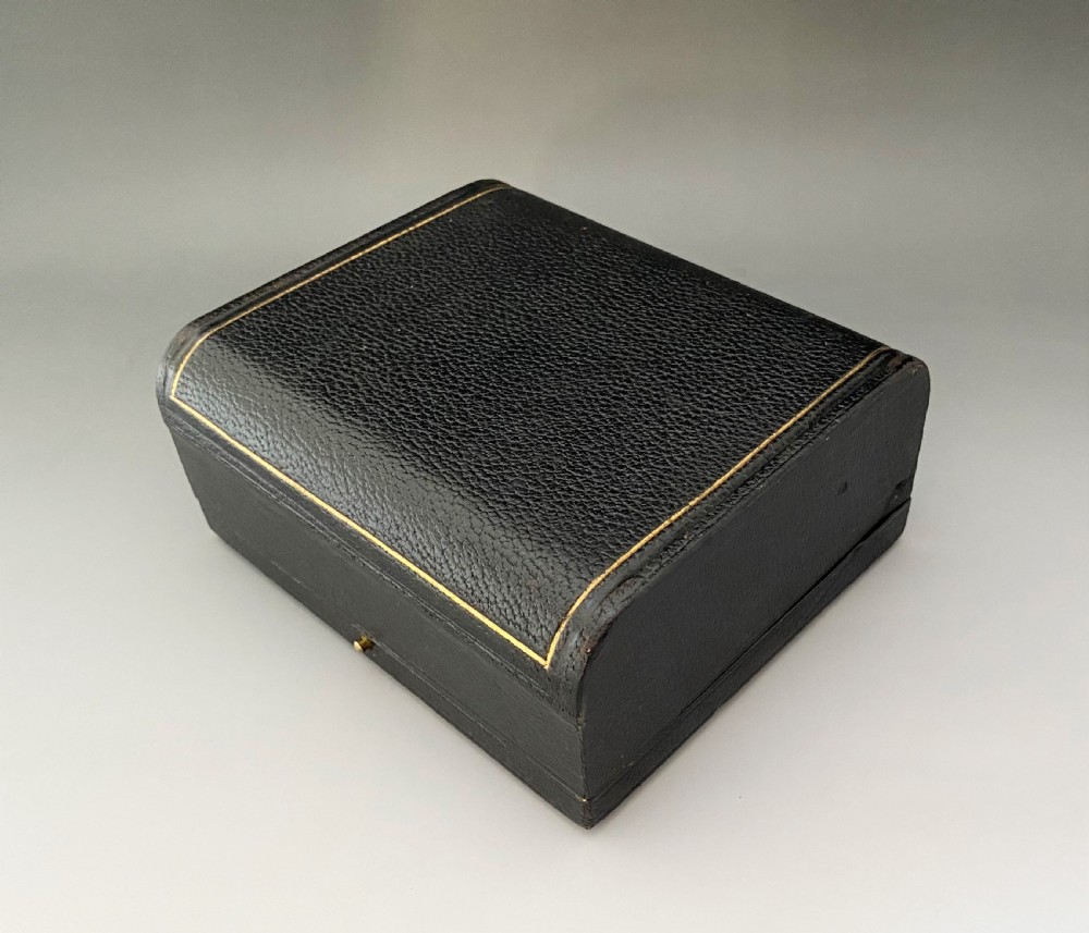 A handsome set of four boxed Chester silver napkin rings View IV