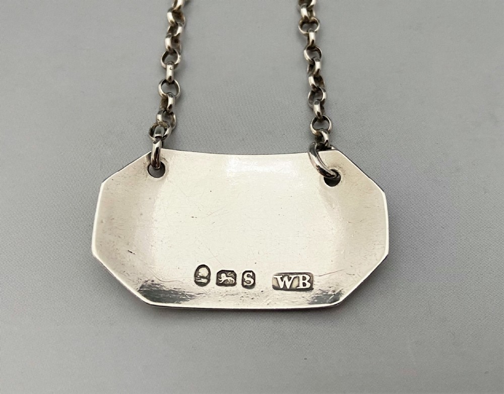 A desirable 18th Century silver ' Hollands' label View III