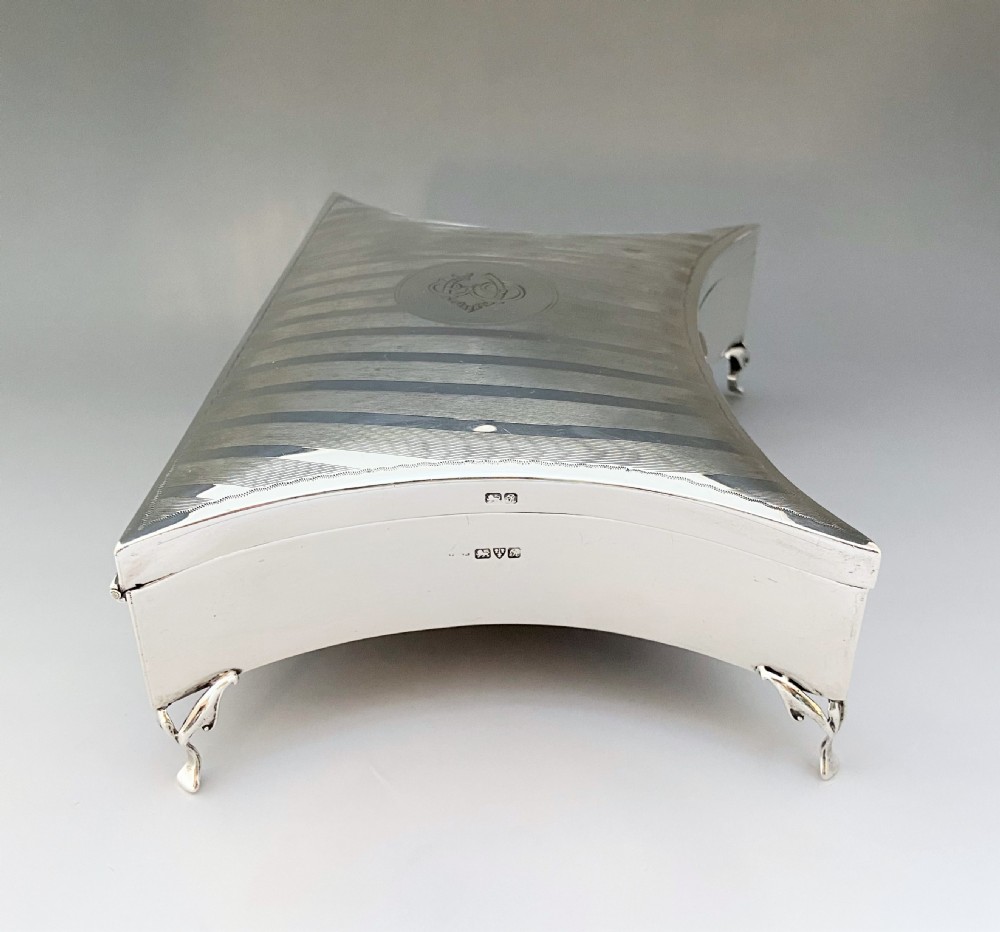 An outstanding  large, Chester silver jewel box View III