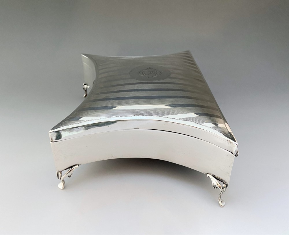 An outstanding  large, Chester silver jewel box View V