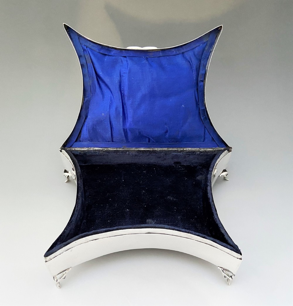 An outstanding  large, Chester silver jewel box View VII