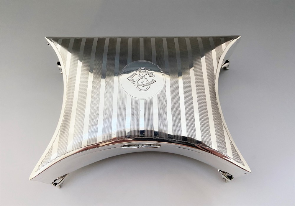 An outstanding  large, Chester silver jewel box View X