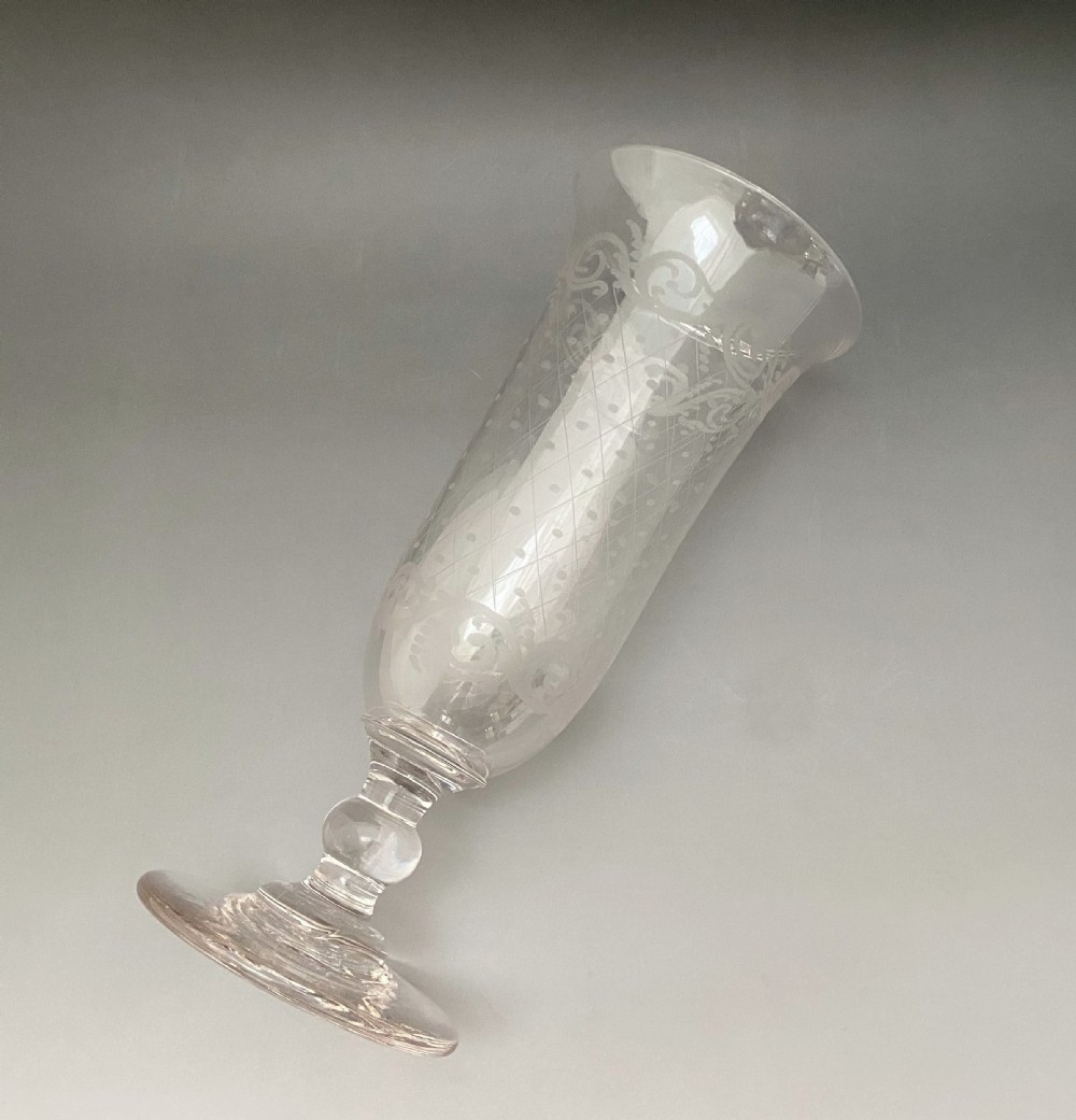 A gorgeous early Victorian acid etched vase View V