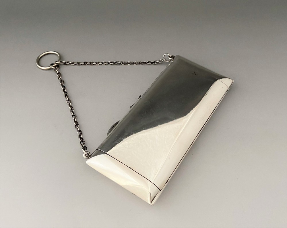A superb Chester silver cocktail purse by Sampson Morden View II