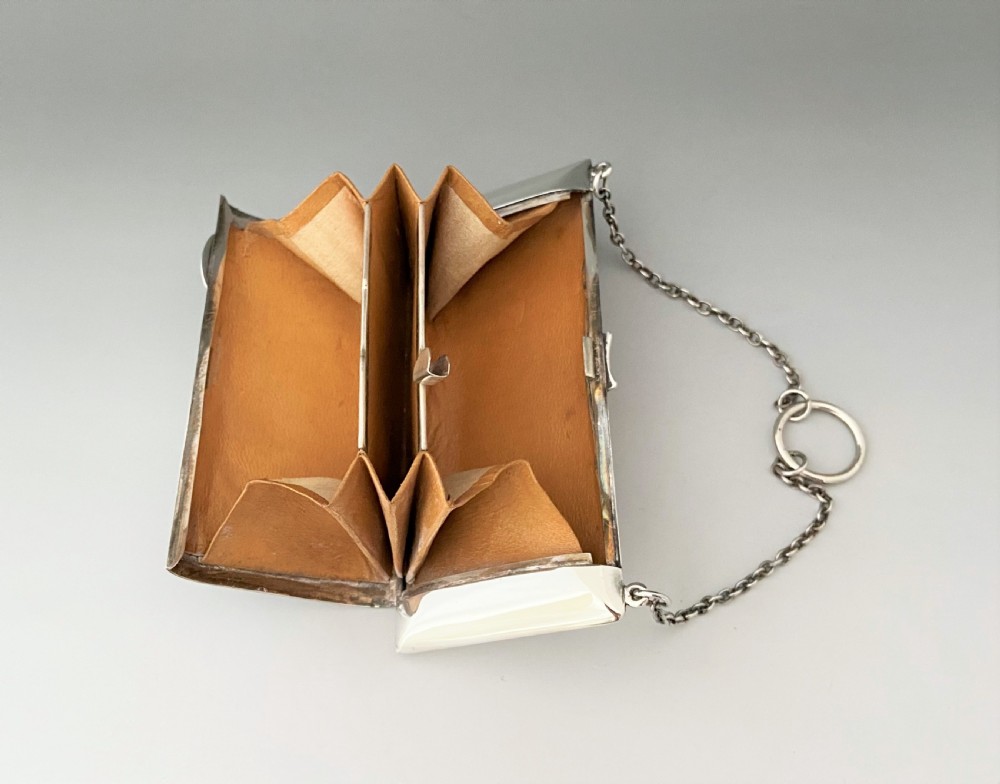 A superb Chester silver cocktail purse by Sampson Morden View IV