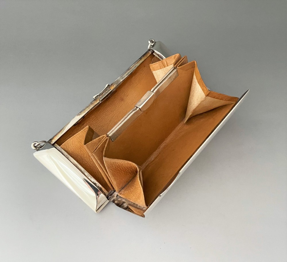 A superb Chester silver cocktail purse by Sampson Morden View VI