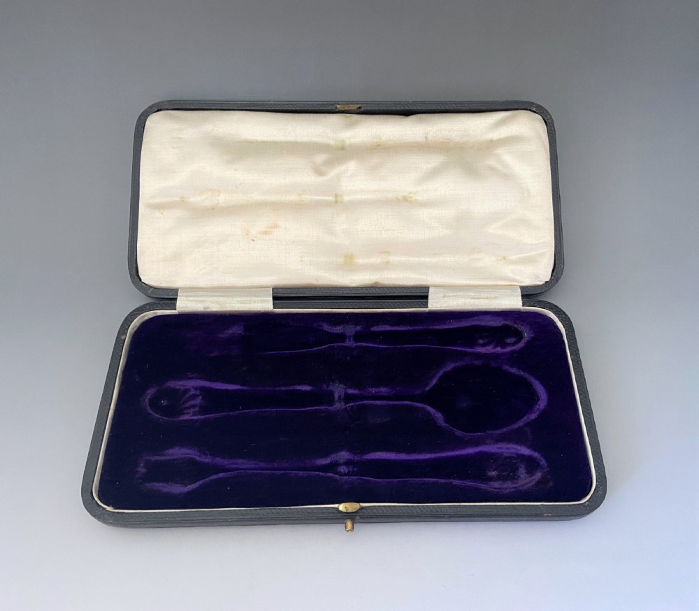 A gorgeous boxed Edwardian silver afternoon tea set View IV