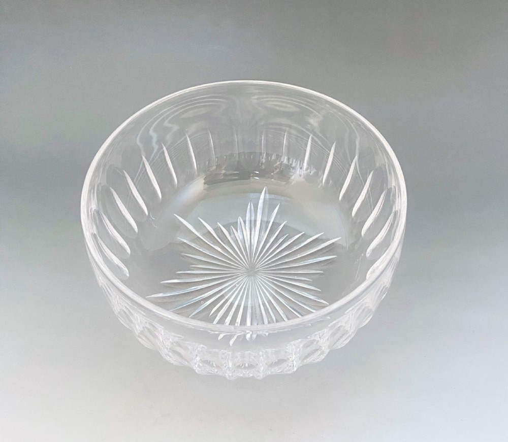 A matching set of Victorian cut glass finger bowls View IV