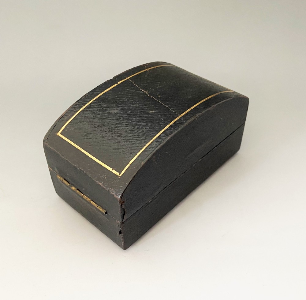An Edwardian boxed set of four silver napkin rings View IX