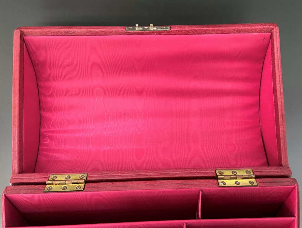 An outstanding William Comyns silver mounted stationary box View VII