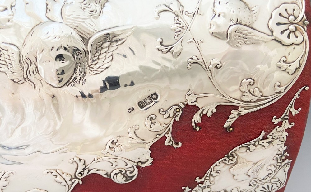 An outstanding William Comyns silver mounted stationary box View XI