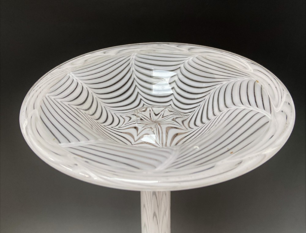 A stunning large Victorian Nailsea glass vase View VI