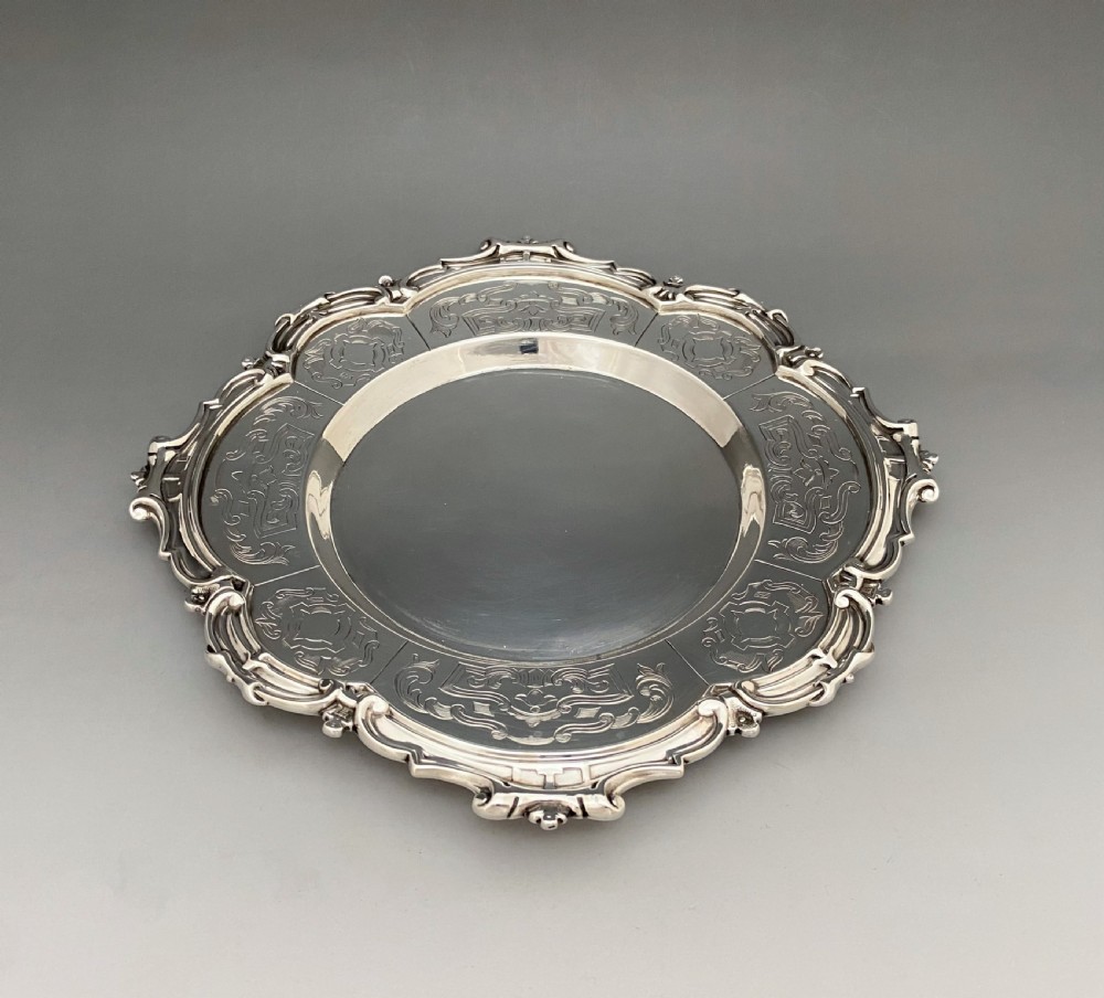 An outstanding Victorian silver & glass butter dish View X