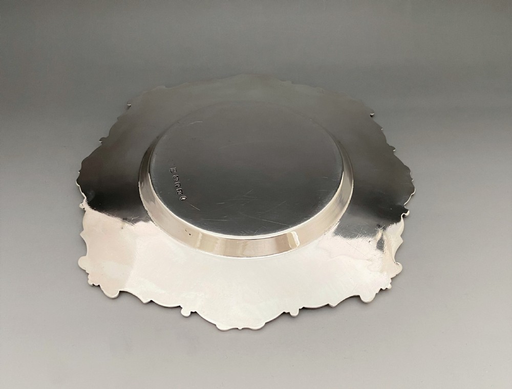 An outstanding Victorian silver & glass butter dish View XI