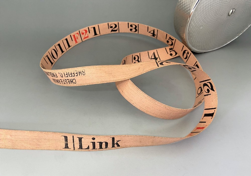 An exceptional silver cased Edwardian tape measure, with Spencer Family provenance View VIII