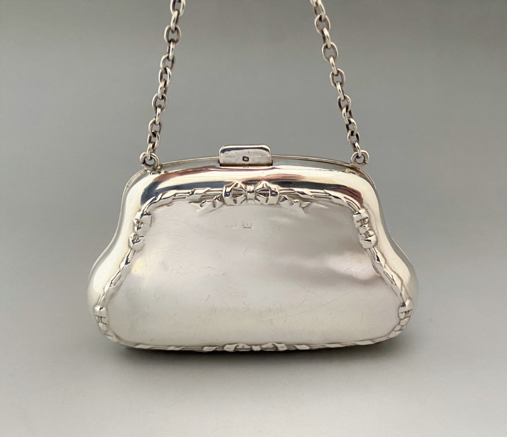 A Stylish George V Silver Cocktail Purse View III