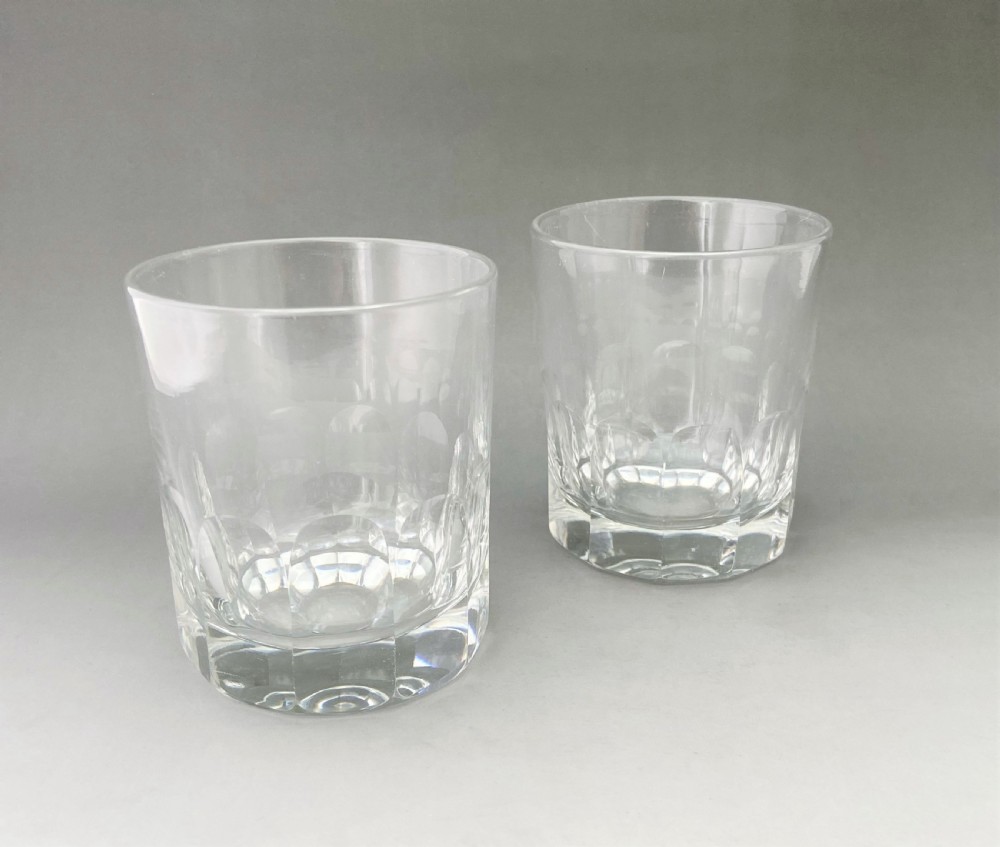 A good pair of mid Victorian Whisky tumblers