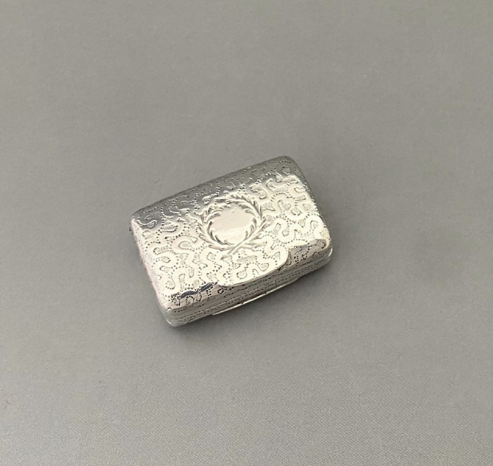 A gorgeous Georgian silver vinaigrette
