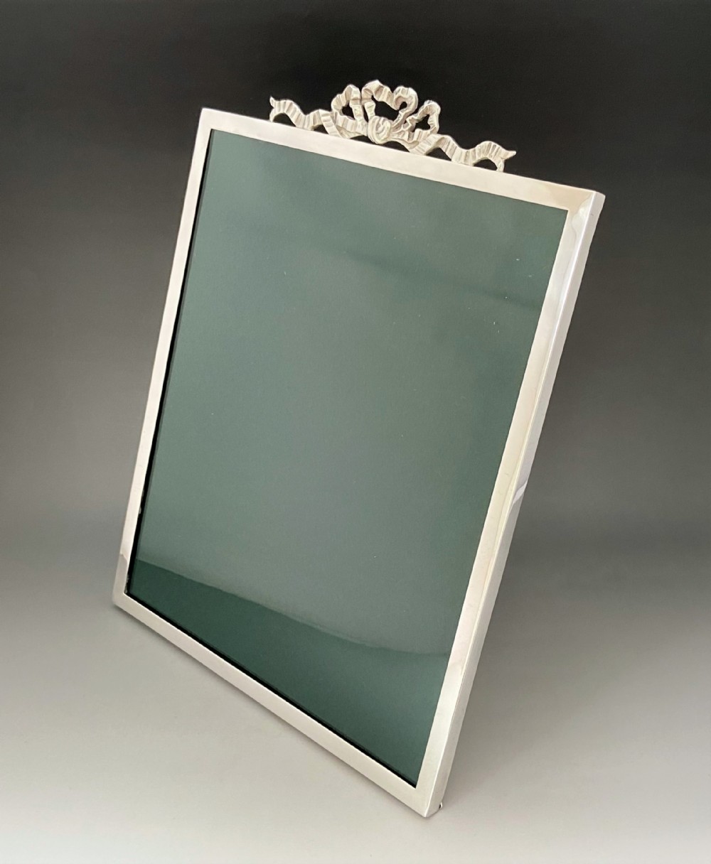 An excellent large silver photo frame