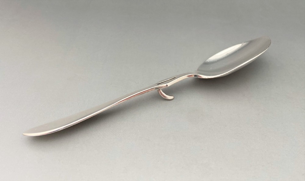 A Desirable Silver Honey Spoon View III