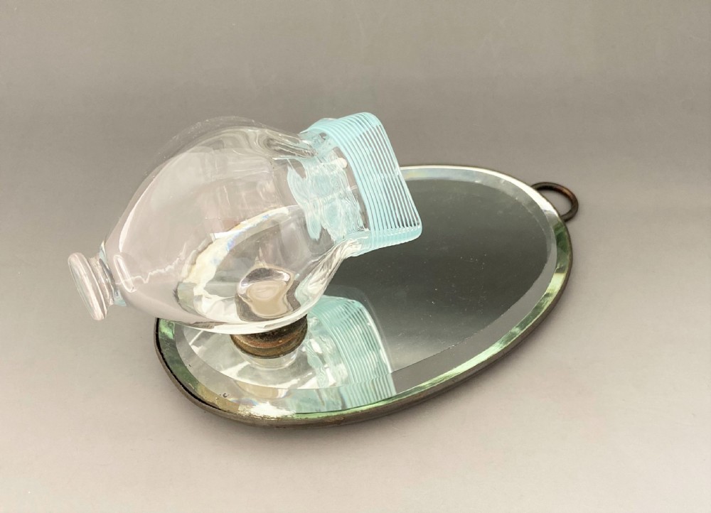 A rare Victorian wall mounted glass posy holder View V