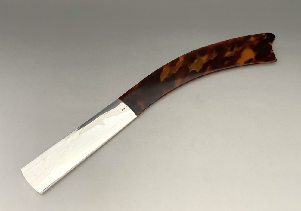 A handsome silver & Tortoiseshell Victorian page turner View II