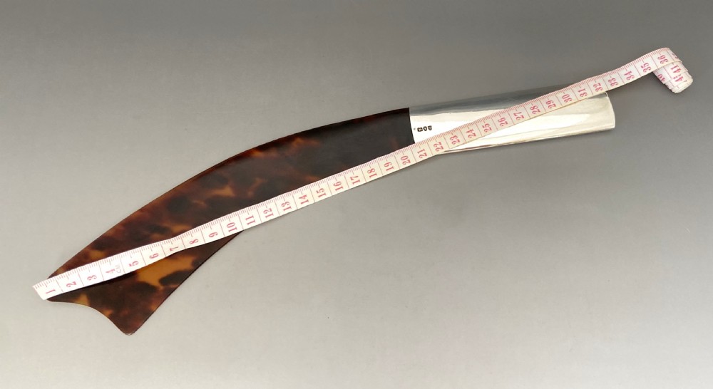 A handsome silver & Tortoiseshell Victorian page turner View IV