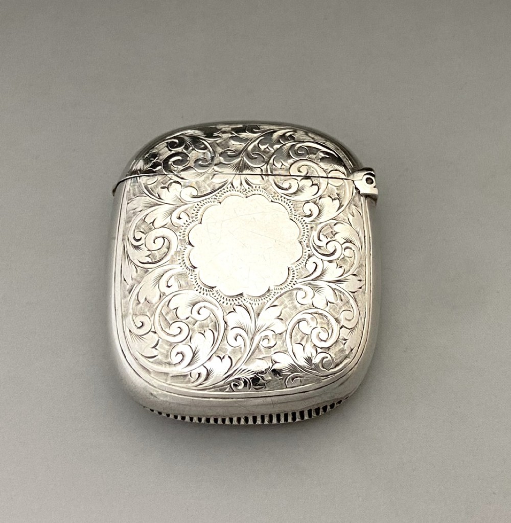 A lovely quality Victorian silver Vesta