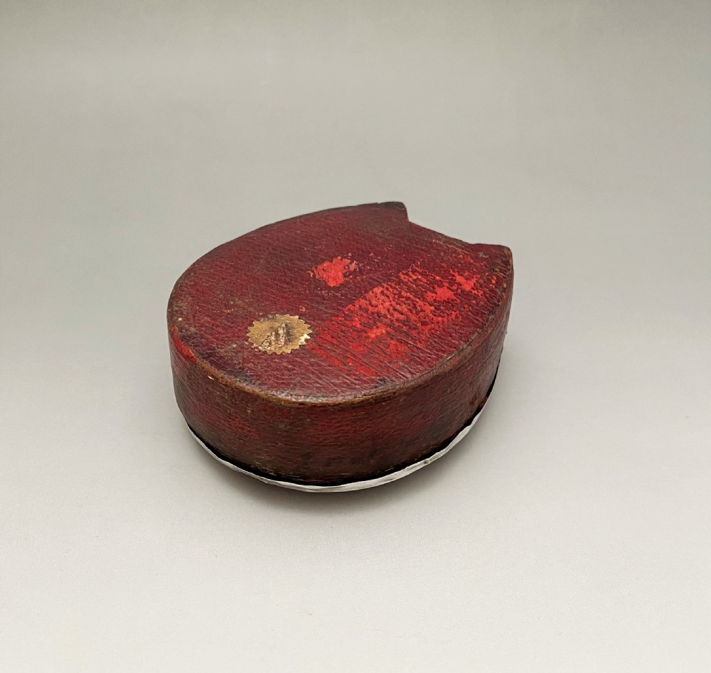 An Edwardian Silver 'good luck' horseshoe Pin Cushion View VII