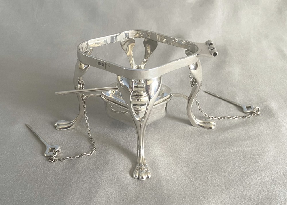 A Splendid 5 piece Edwardian silver tea set View VI