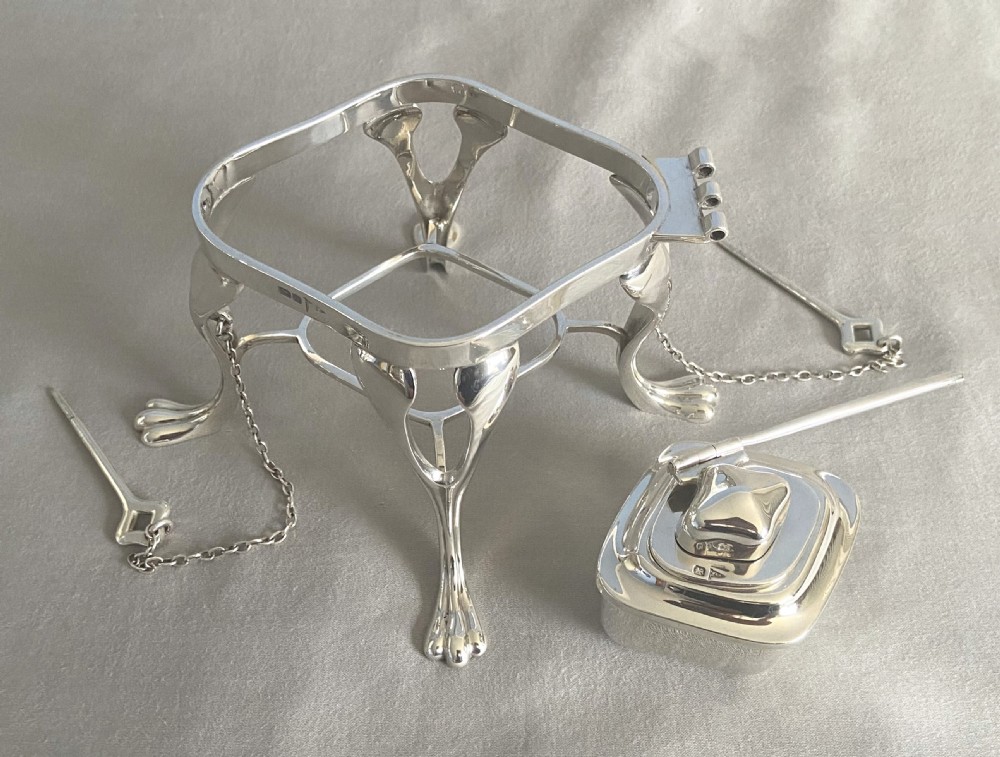 A Splendid 5 piece Edwardian silver tea set View VIII