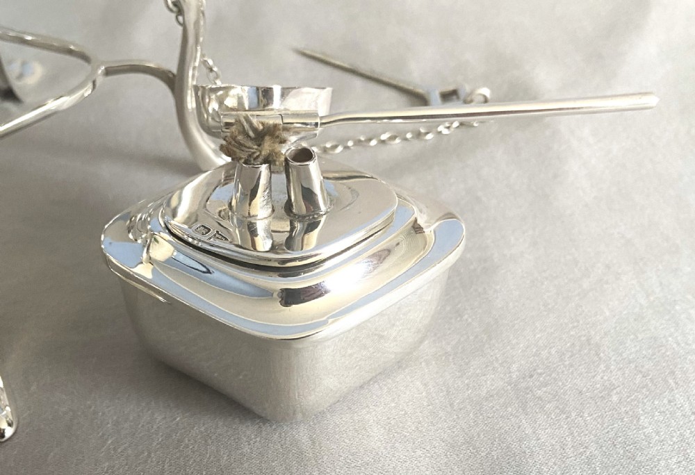 A Splendid 5 piece Edwardian silver tea set View IX