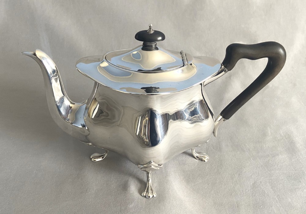 A Splendid 5 piece Edwardian silver tea set View XV
