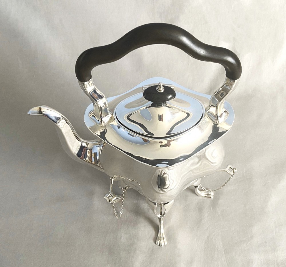 A Splendid 5 piece Edwardian silver tea set View III