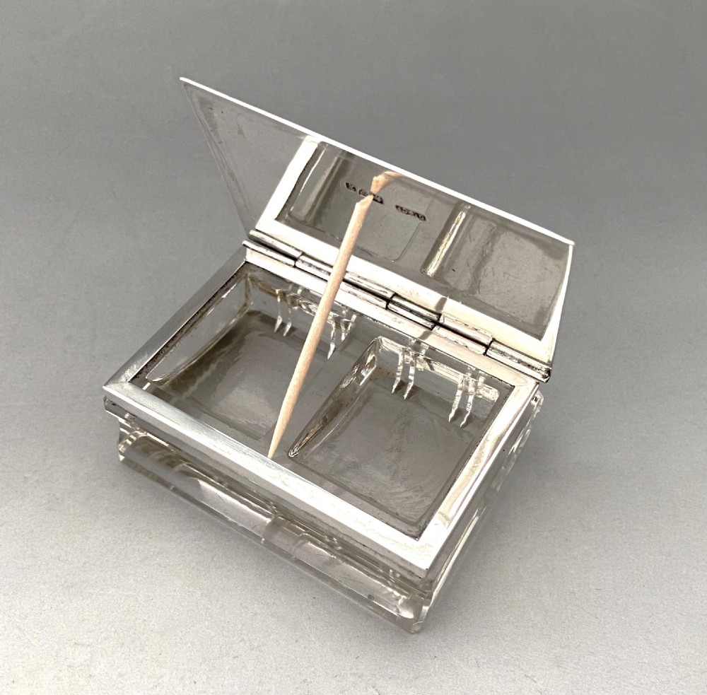 A fabulous Edwardian silver mounted stamp box book View VII