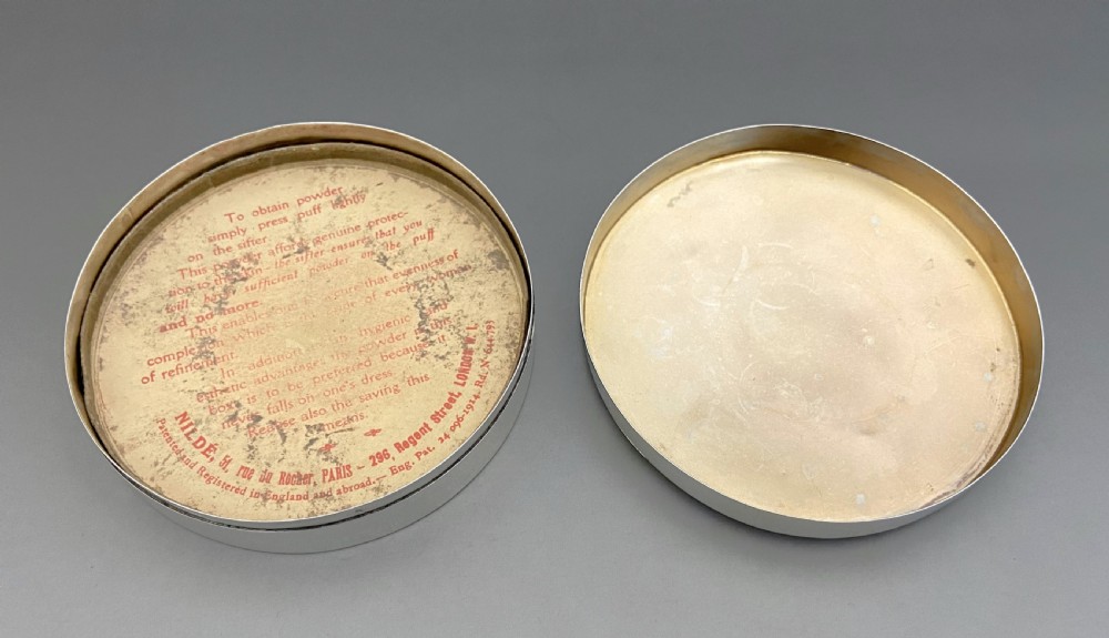 A wonderful large Chester silver powder box View VI