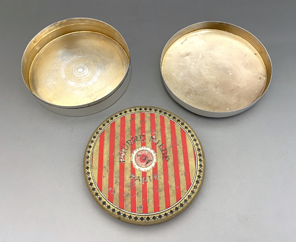A wonderful large Chester silver powder box View VII