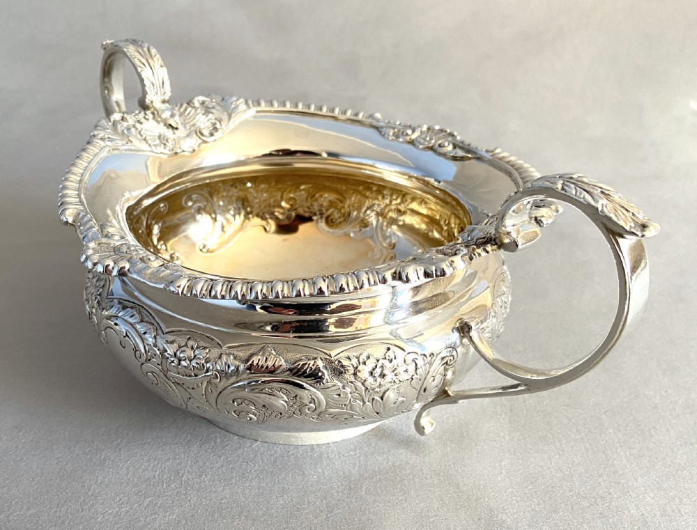 A Superb 4 piece Victorian silver tea set by Edward Barnard & Sons View XIV