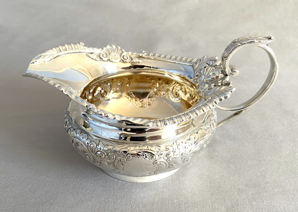A Superb 4 piece Victorian silver tea set by Edward Barnard & Sons View XX