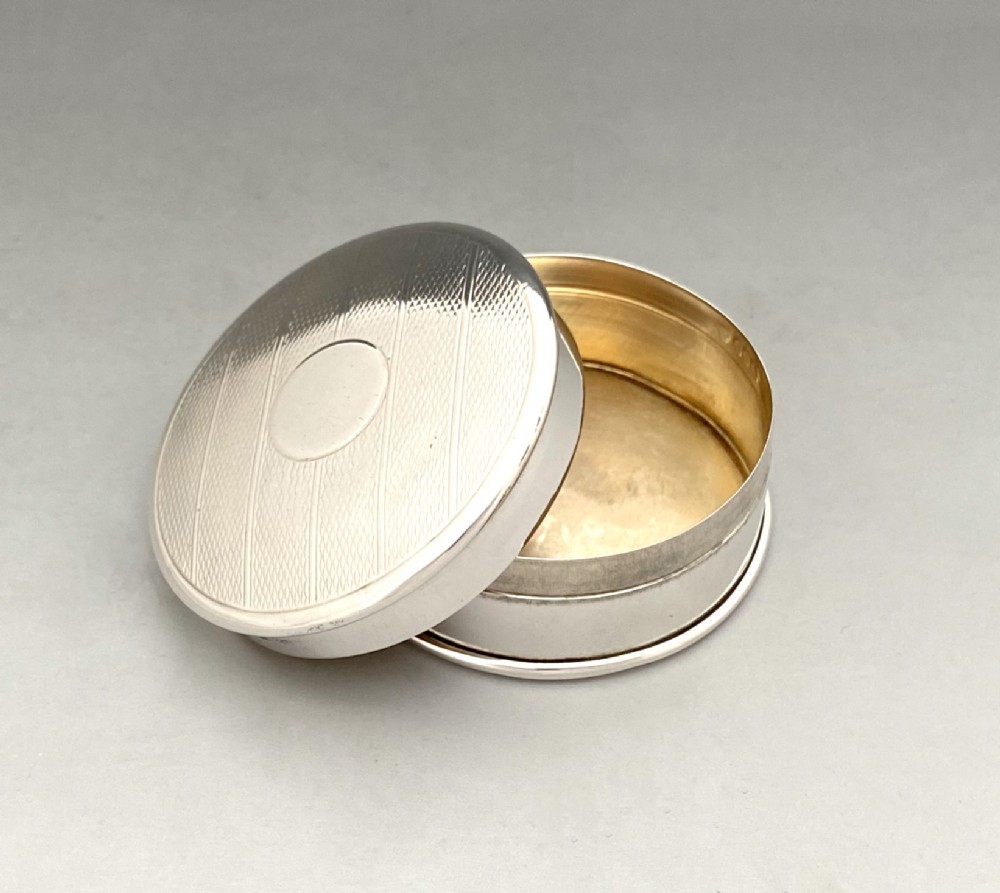 A Charming George V Silver Trinket Box