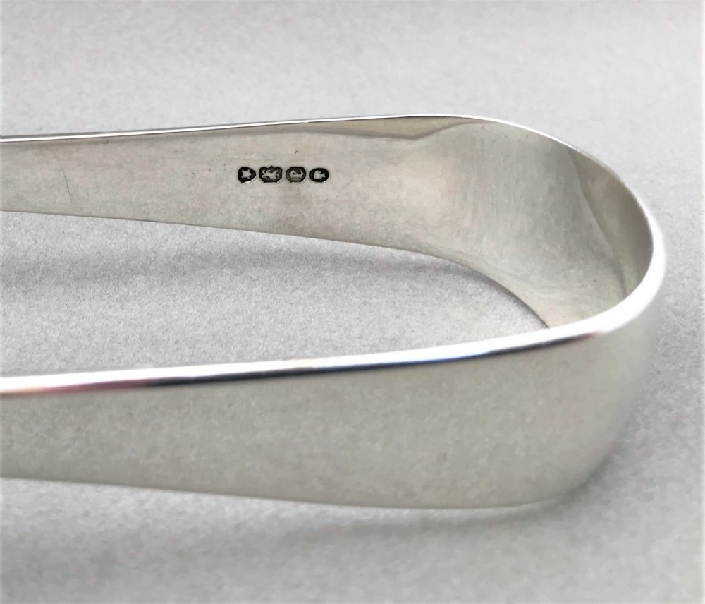 A quality Pair Of Mid Victorian Silver Asparagus Tongs View VI