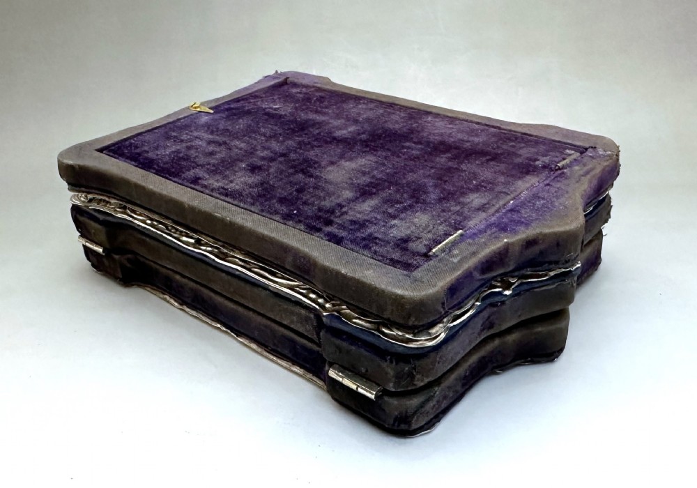 A superb Victorian silver triple photo frame View VII